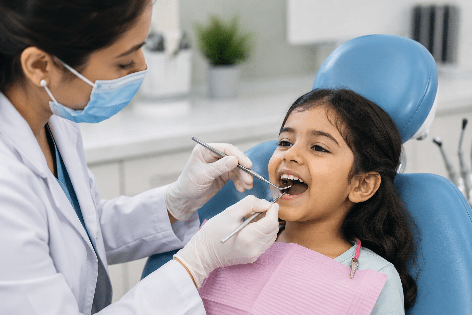 Cavities in children dental treatment